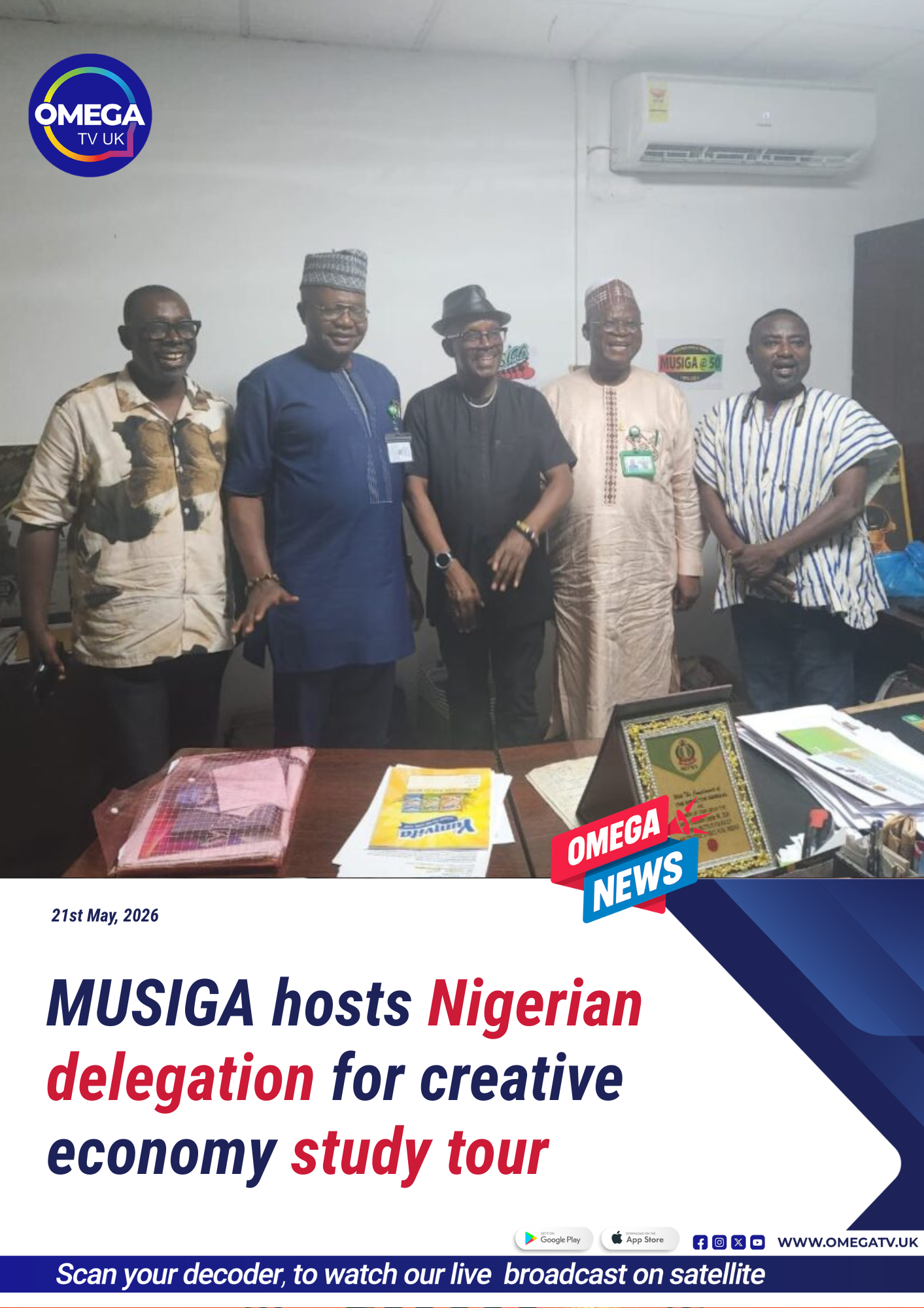MUSIGA hosts Nigerian delegation for creative economy study tour