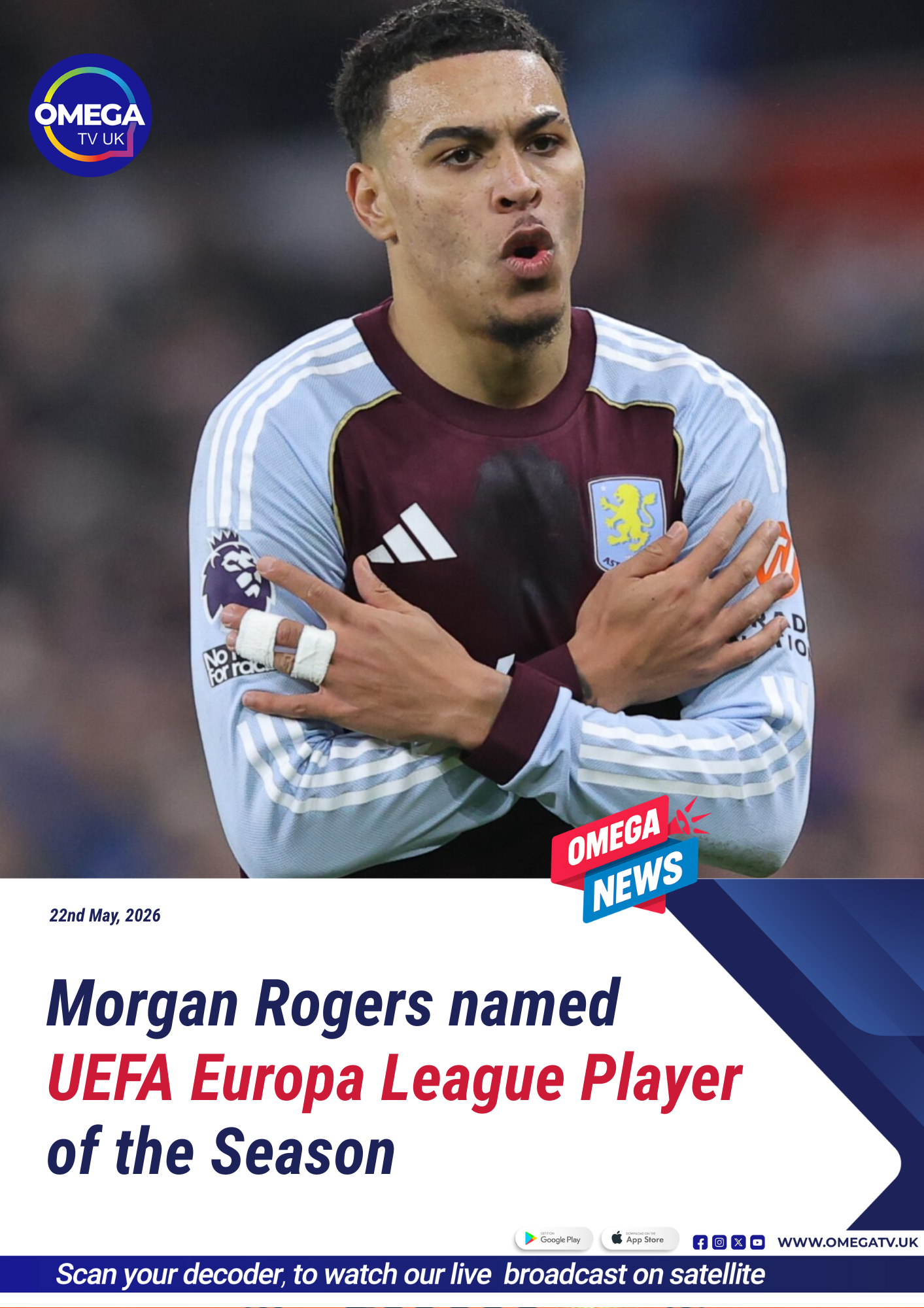 Morgan Rogers Named UEFA Europa League Player of the Season