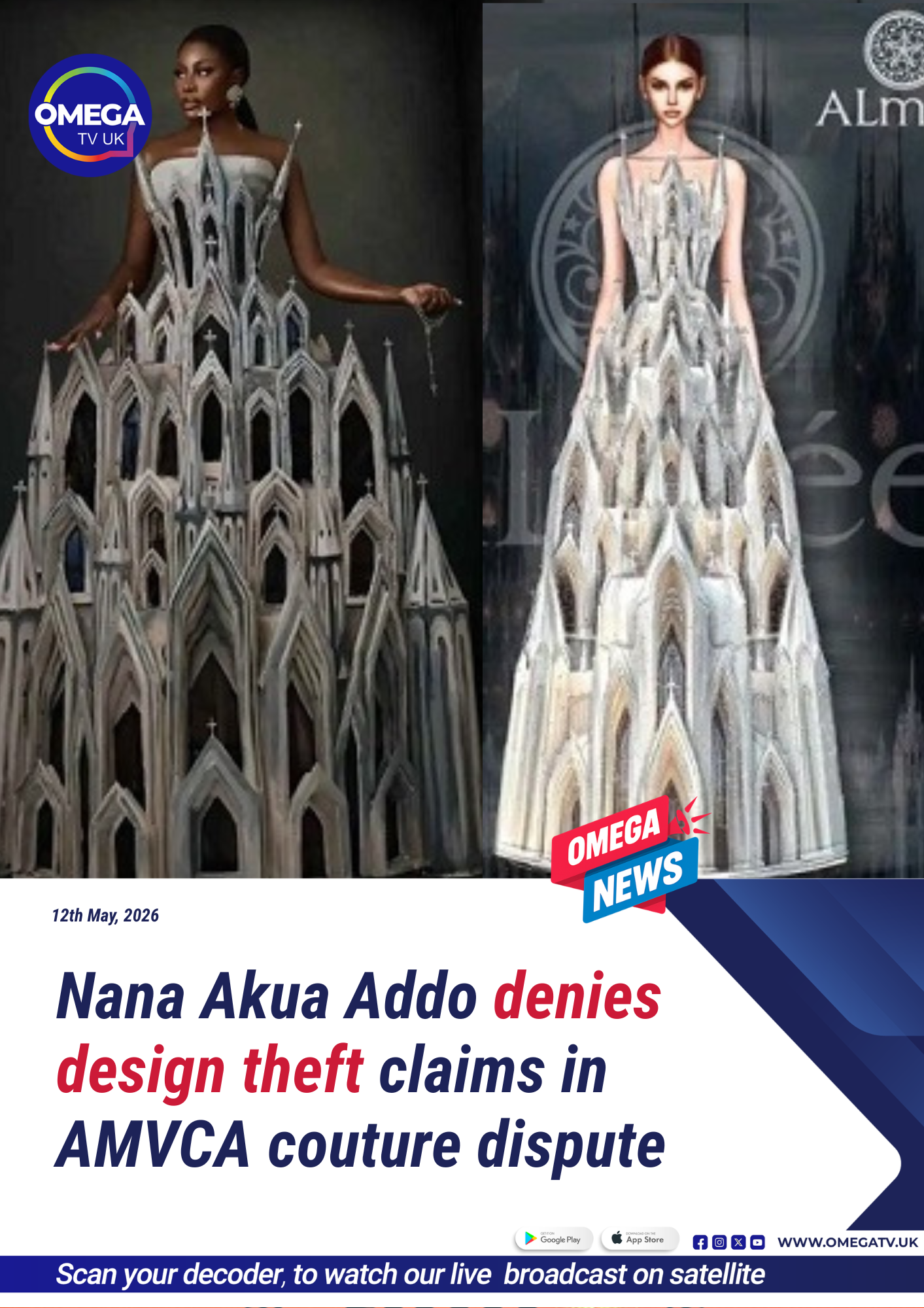 Nana Akua Addo denies design theft claims in AMVCA couture dispute