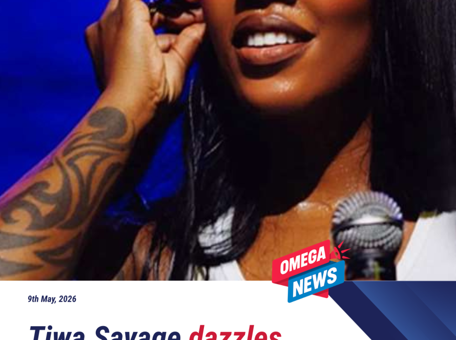 Tiwa Savage dazzles audiences with unforgettable performance at AMVCA 2026 awards ceremony