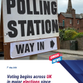 Polls open in England, Scotland and Wales for biggest round of elections since 2024