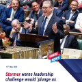Starmer meets ministers and warns any leadership challenge would ‘plunge us into chaos’