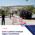 Sonko’s political comeback triggers constitutional clash in Senegal