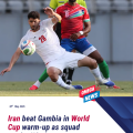 Iran beat Gambia in World Cup warm-up as squad awaits US visas