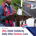 Solidarity rally in Ohio after court ends protected status for Haitians
