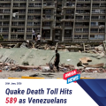 Venezuelans try to reach missing relatives as earthquakes death toll doubles to 589