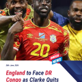 England to Face DR Congo as Clarke Quits Scotland