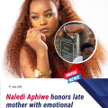 Naledi Aphiwe honors late mother with emotional grave visit