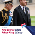 King Charles reportedly offers Prince Harry accommodation for UK visit