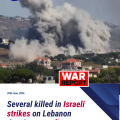 Several reported killed in Israeli strikes on Lebanon despite ceasefire
