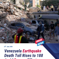 Death toll in Venezuela earthquakes rises to 188, as rescuers search collapsed buildings for survivors