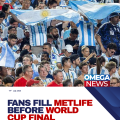 Fans descend on MetLife Stadium before Spain face Argentina in World Cup final