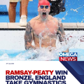 Ramsay-Peaty wins swimming bronze as England claim gymnastics medal
