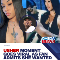 Usher’s awkward onstage moment goes viral as fan admits she only came to see Chris Brown