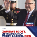 Zambia’s Scott, Africa’s Only White Leader, Dies at 82