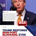 Trump reinstates Iran port blockade and vows 20% charge on cargo passing through Hormuz