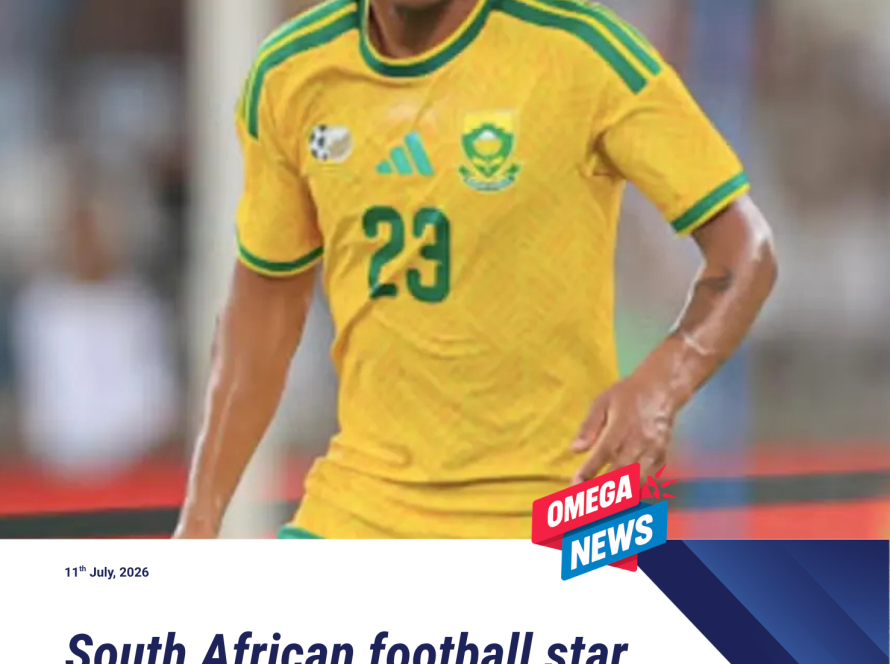 South African football star Jayden Adams dies aged 25 after World Cup.