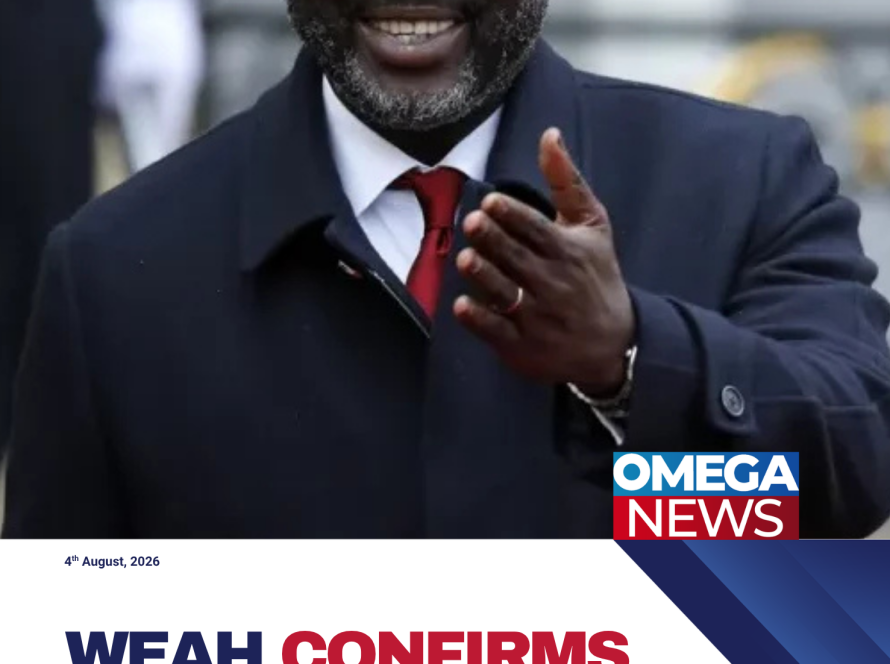 George Weah is officially back in the race.