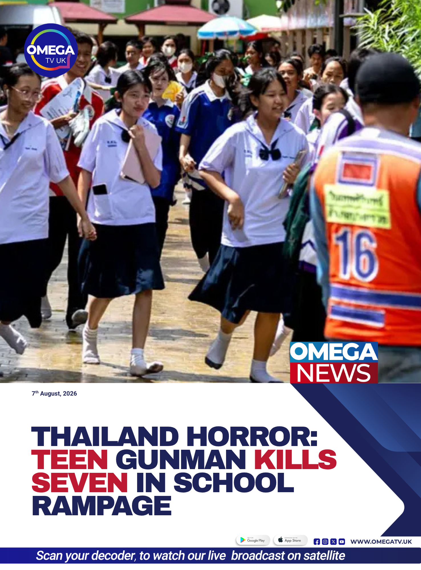 Thailand Horror: Teen Gunman Kills Seven in School Rampage