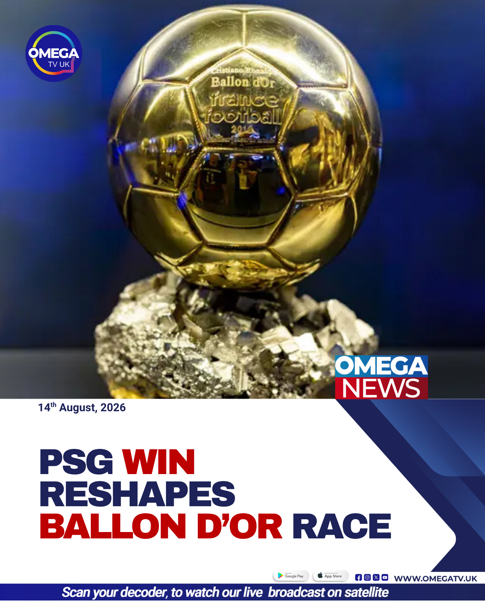PSG Super Cup Triumph Reshapes 2026 Ballon d’Or Race