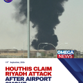 Houthis claim attack on Saudi capital after smoke seen rising near Riyadh airport