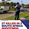 At Least 27 Killed in Two South Africa Shootings