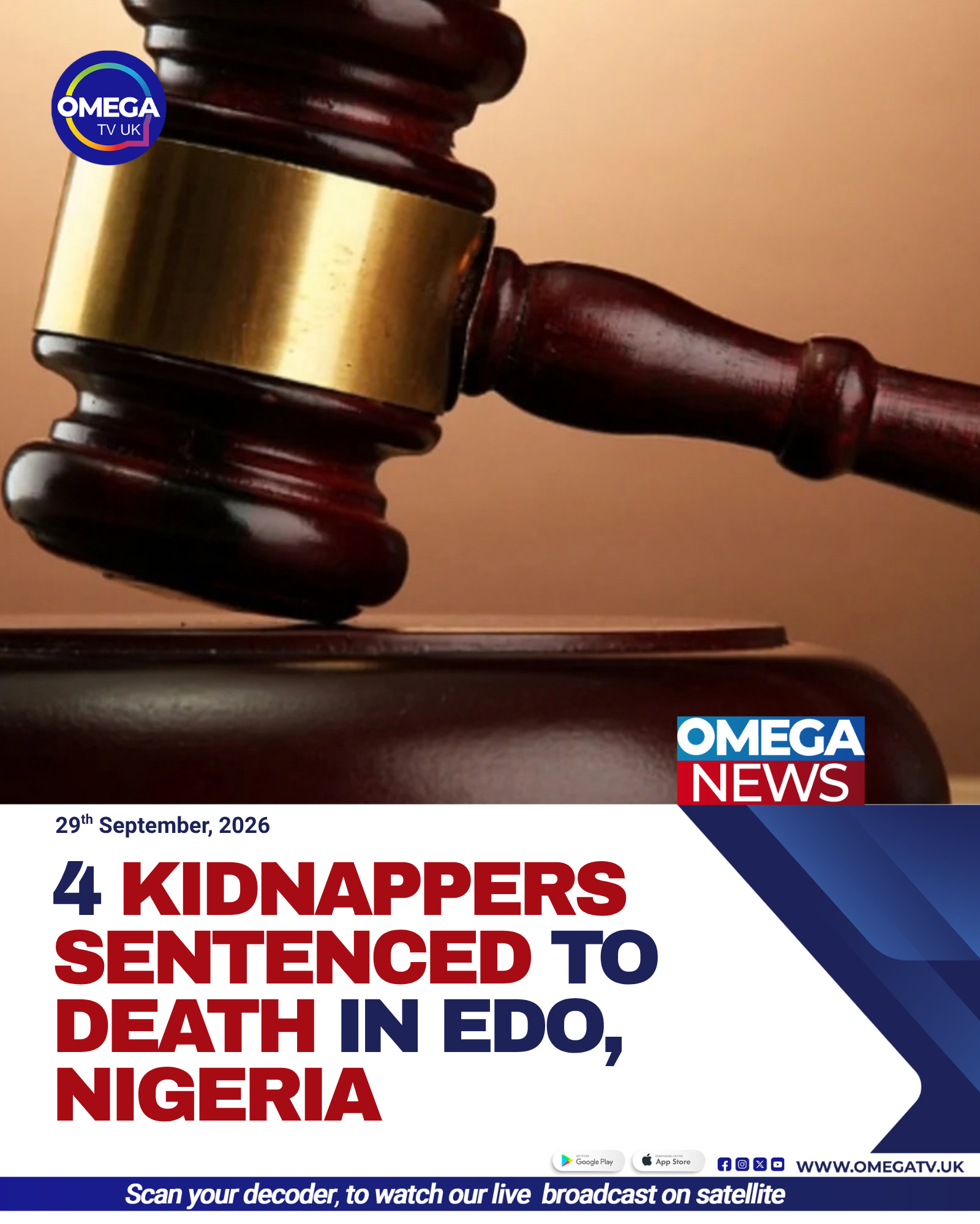 Four Kidnappers Sentenced To Death In Edo