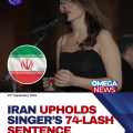 Iran Court Upholds 74-Lash Sentence For Singer