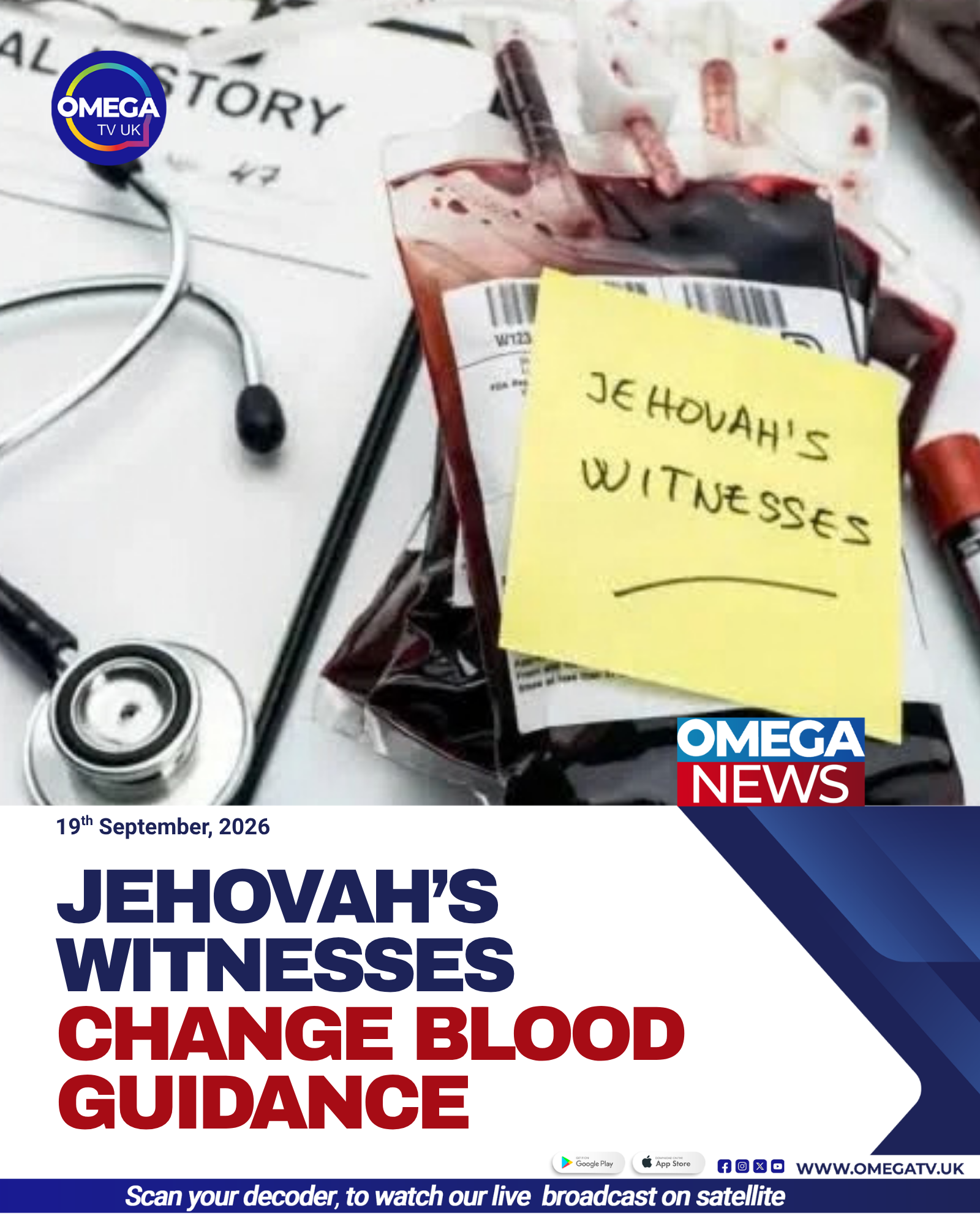 Jehovah’s Witnesses Change Blood Guidance