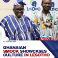 Ghanaian Smock Presented To Lesotho Tourism Minister