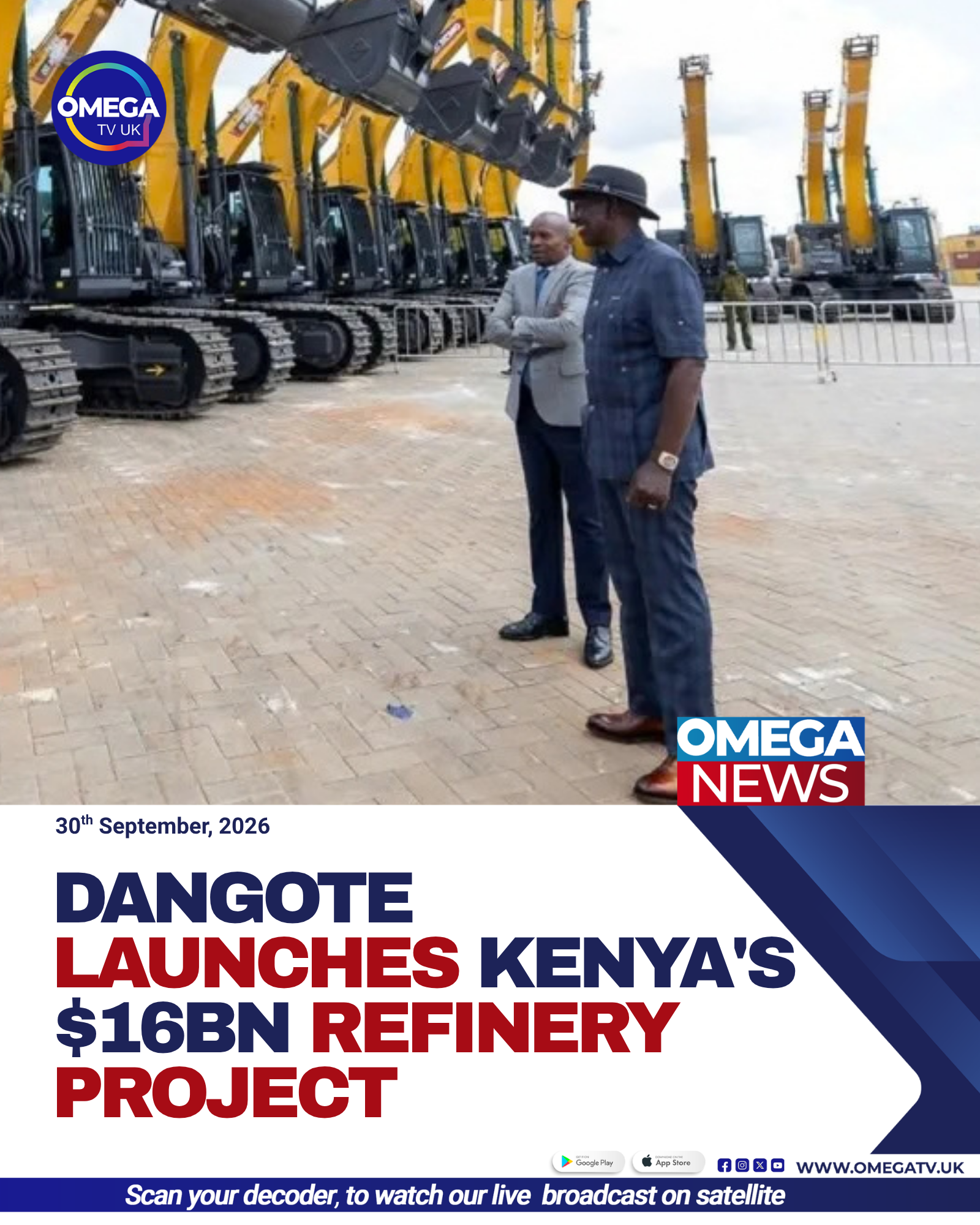 Dangote, Ruto Launch $16bn Lamu Oil Refinery Project