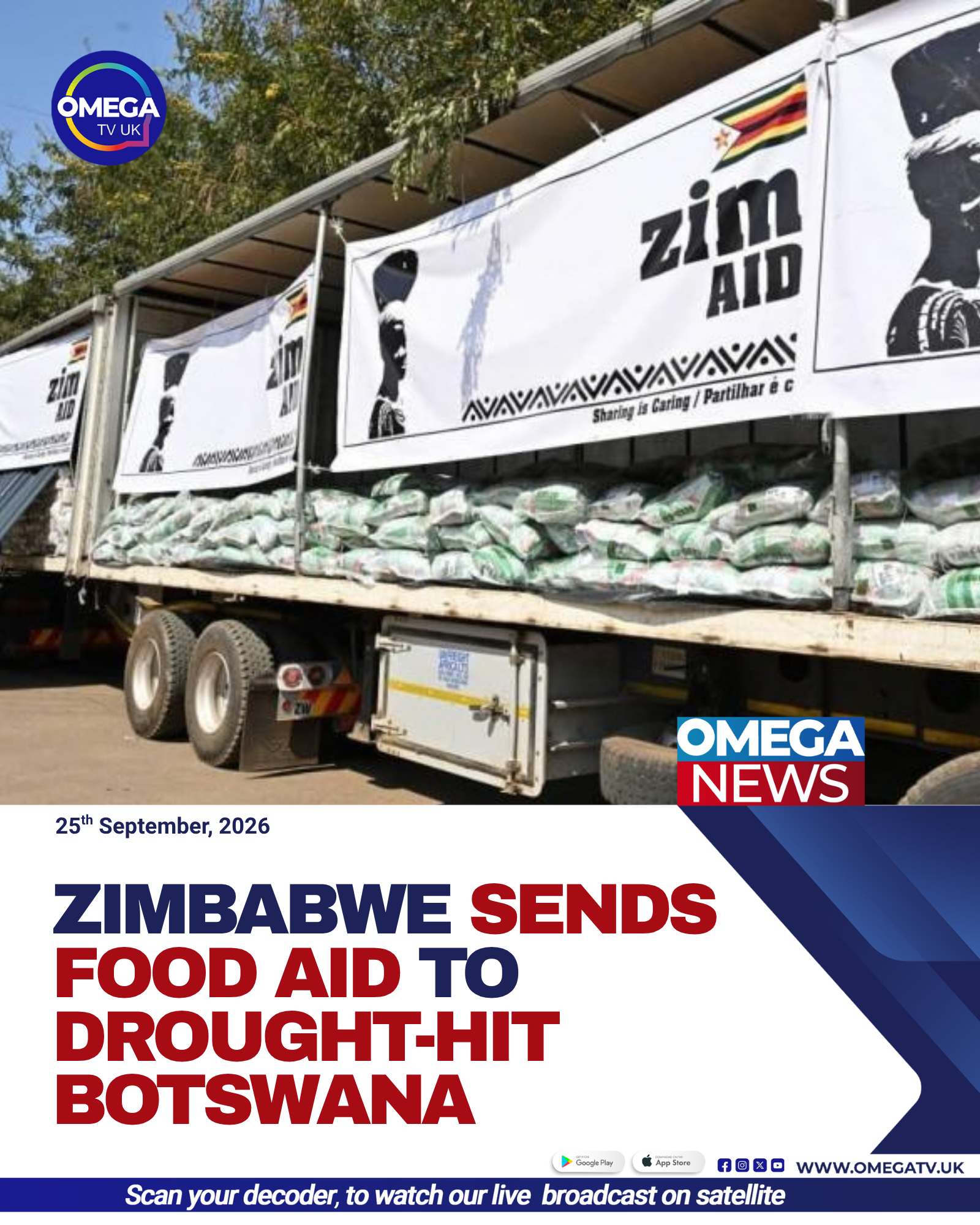 Zimbabwe Sends Food Aid To Drought-Hit Botswana