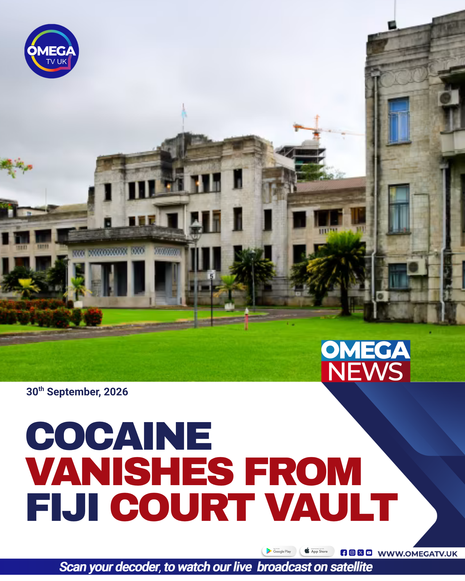Cocaine Vanishes From Fiji Court Vault