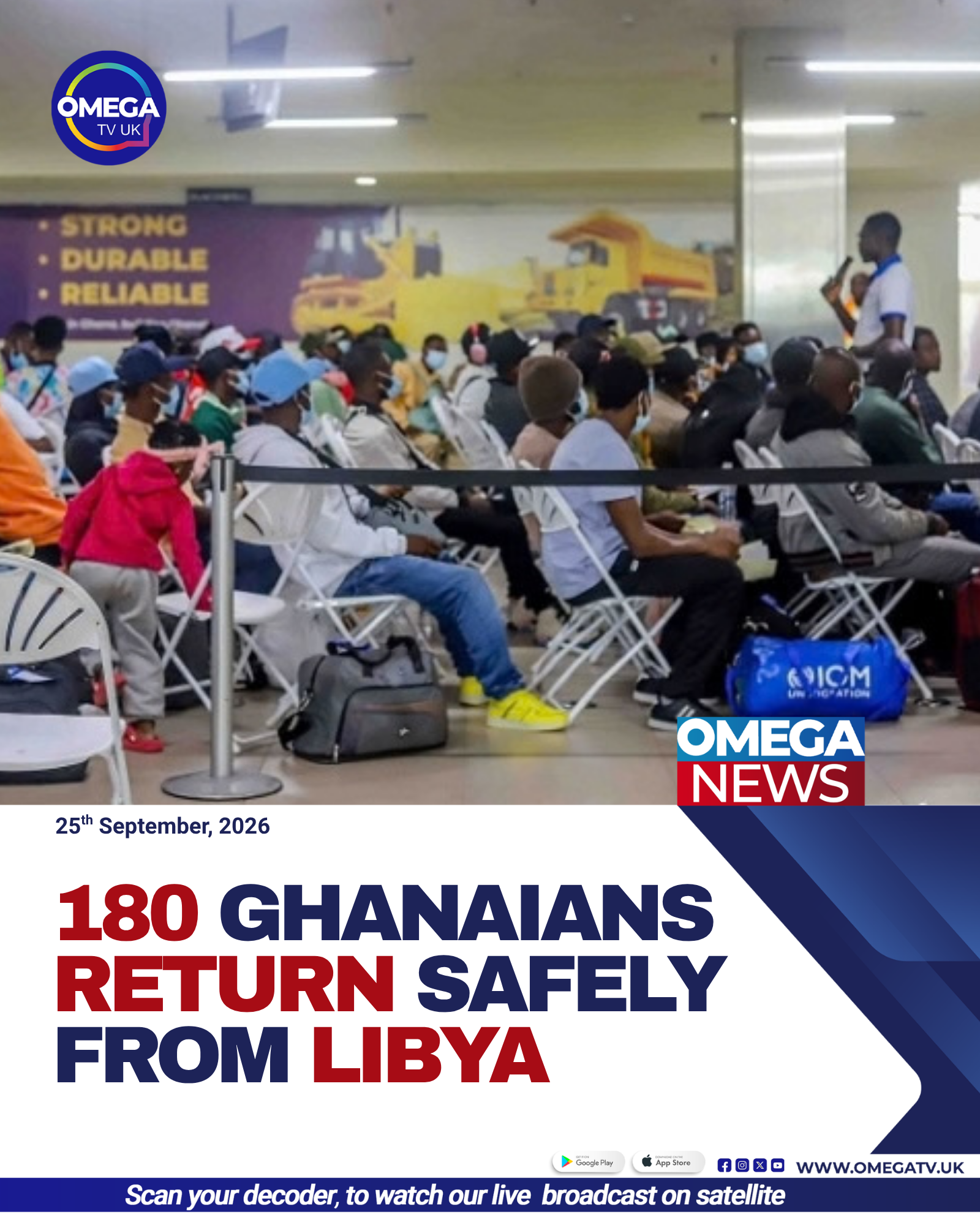 180 Ghanaians Return Safely From Libya