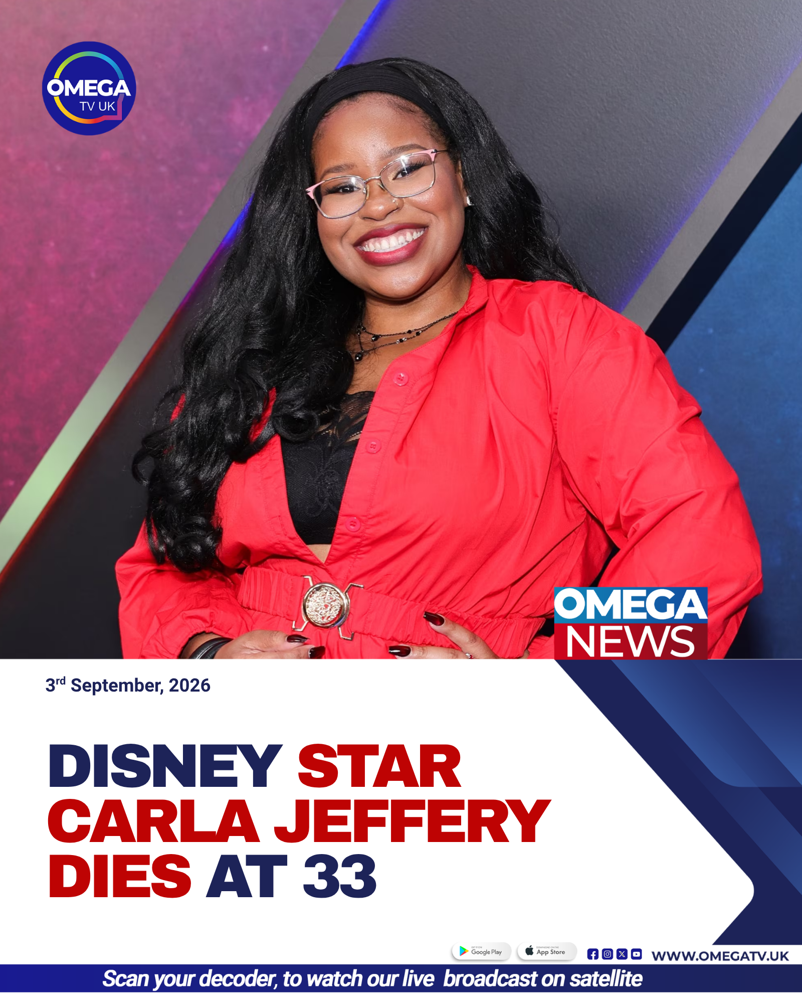 Disney’s ‘Zombies’ Star Carla Jeffery Dies At 33