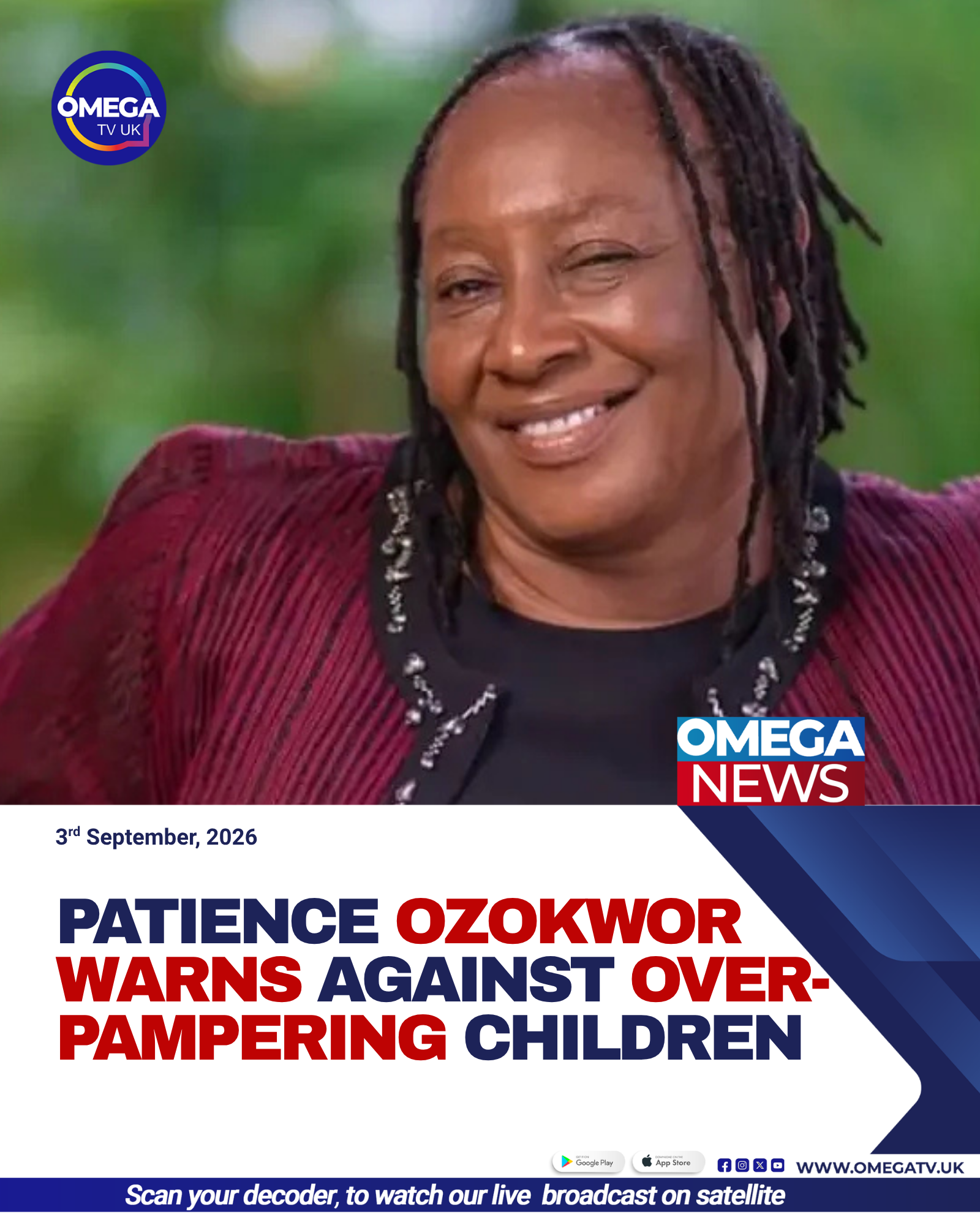 Patience Ozokwor Warns Against Over-Pampering Children