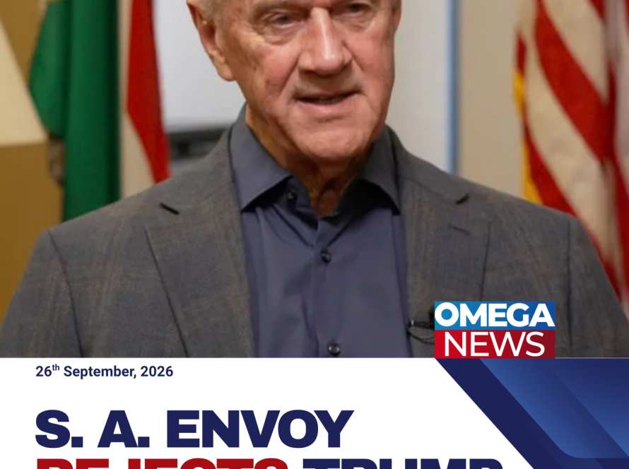 South African Envoy Rejects Trump’s ‘White Genocide’ Claim