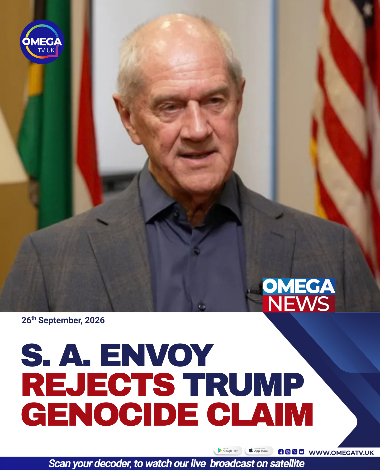 South African Envoy Rejects Trump’s ‘White Genocide’ Claim
