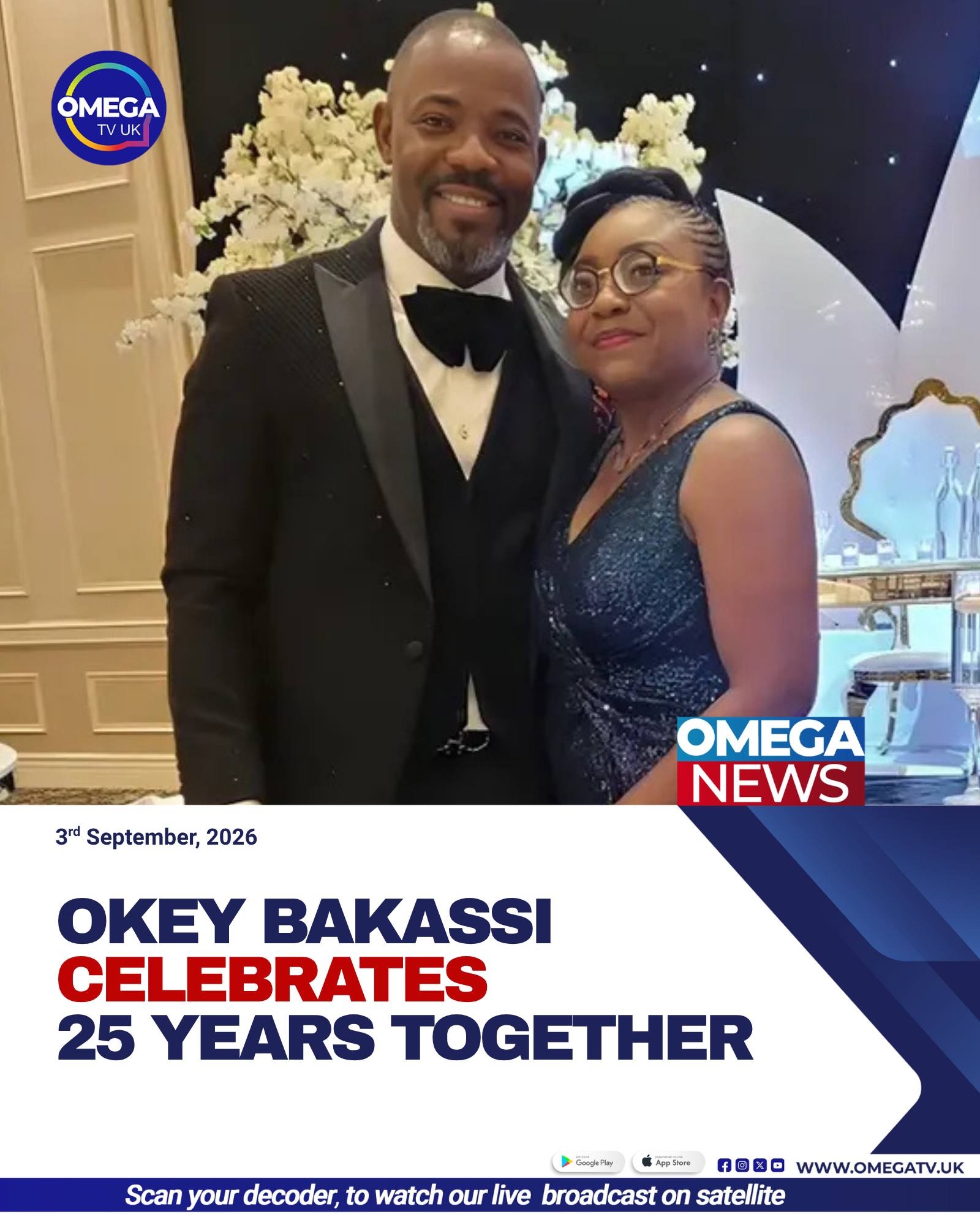 Okey Bakassi Celebrates 25 Years Together