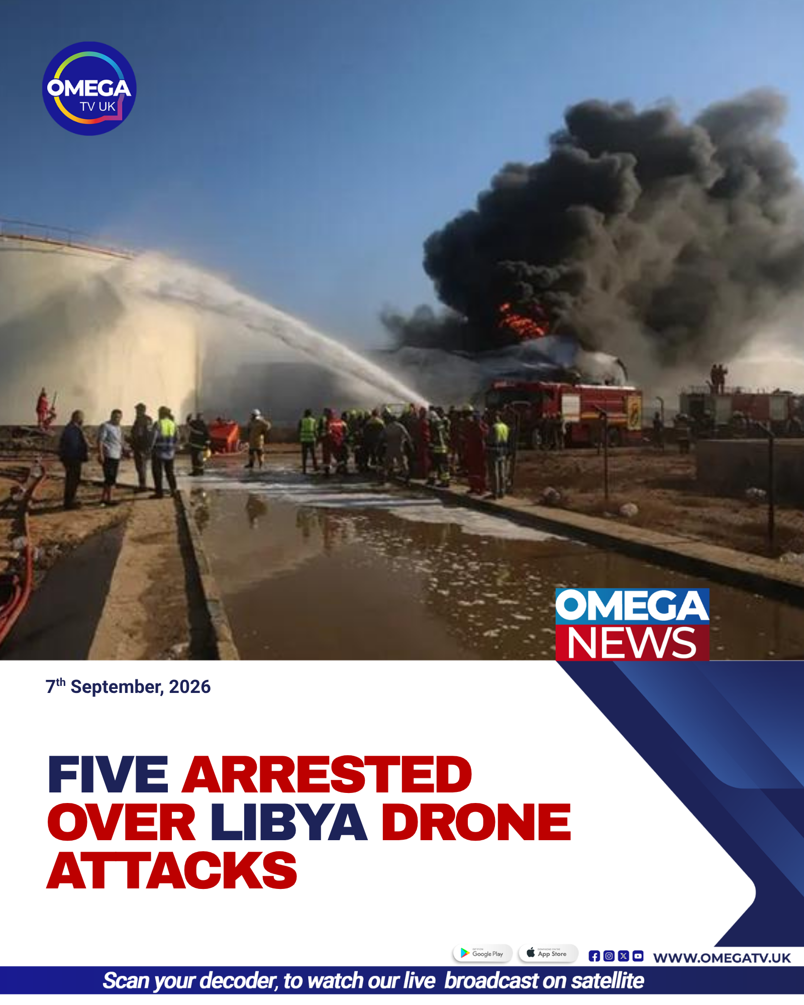 Five Arrested Over Libya Drone Attacks