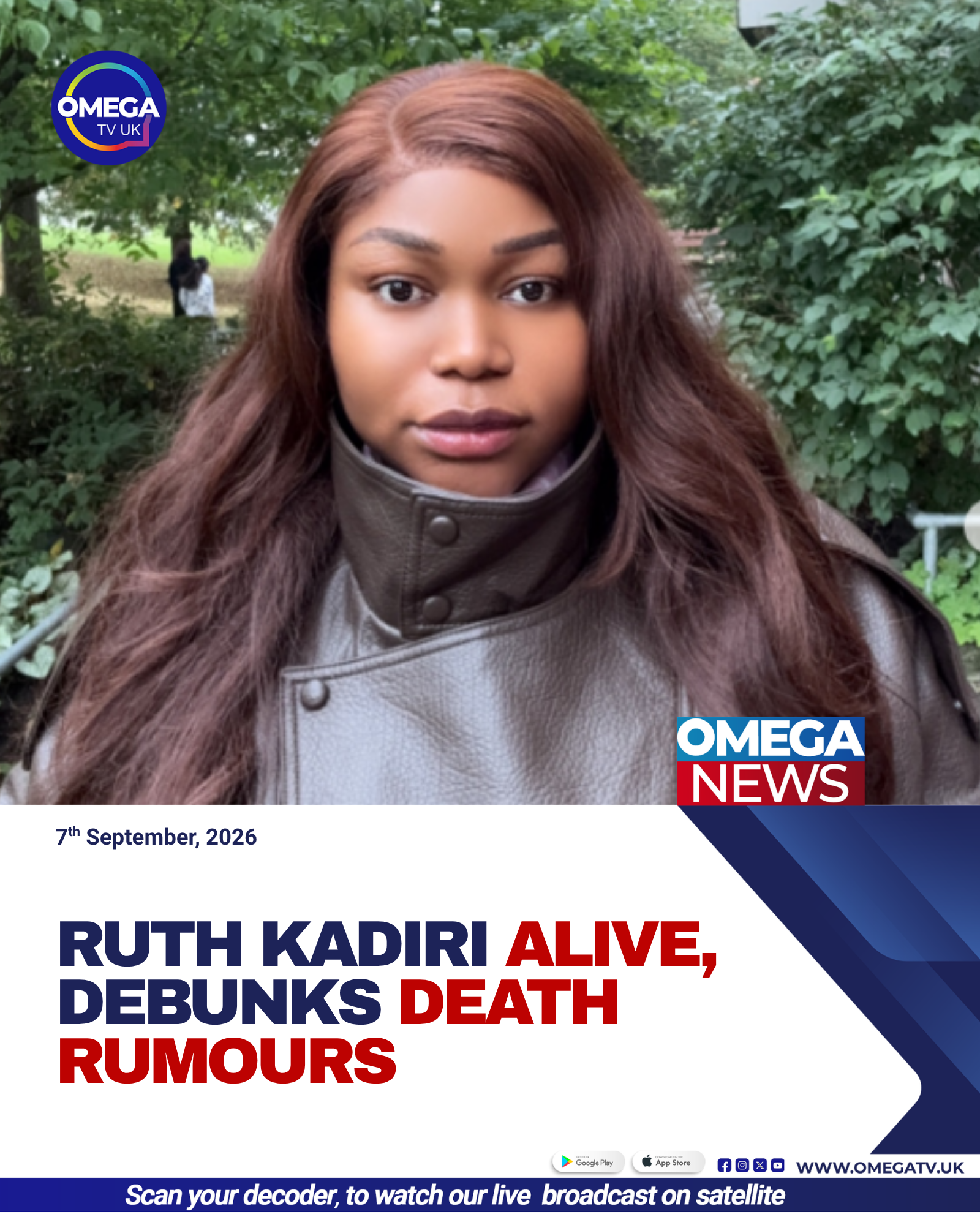 Ruth Kadiri Alive, Debunks Death Rumours