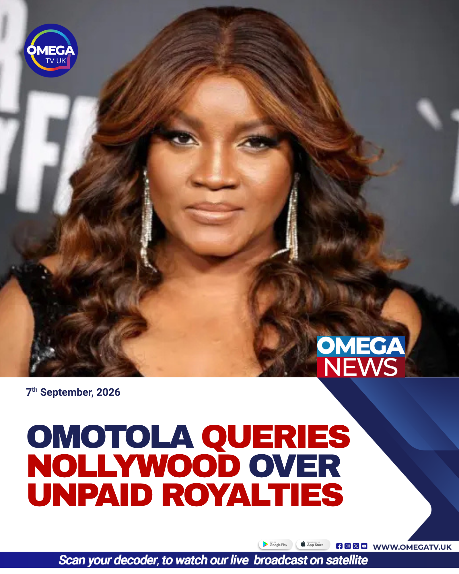 Omotola Questions Nollywood Over Unpaid Royalties