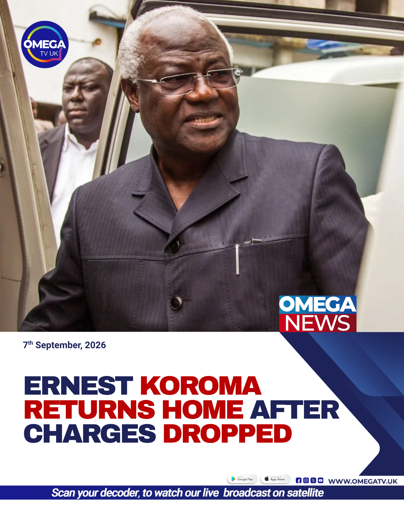 Ernest Koroma Returns Home After Charges Dropped