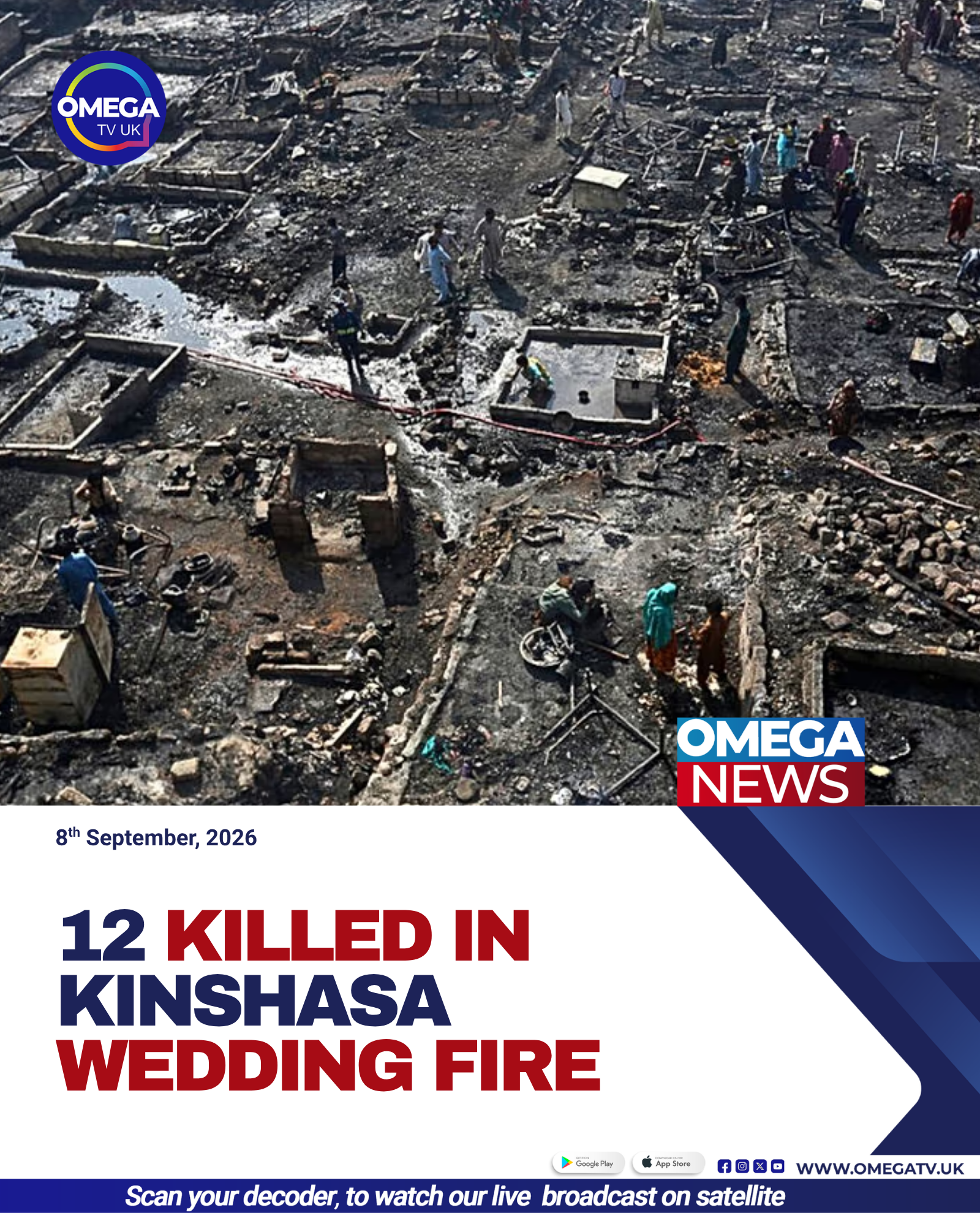 Twelve Killed In Kinshasa Wedding Fire