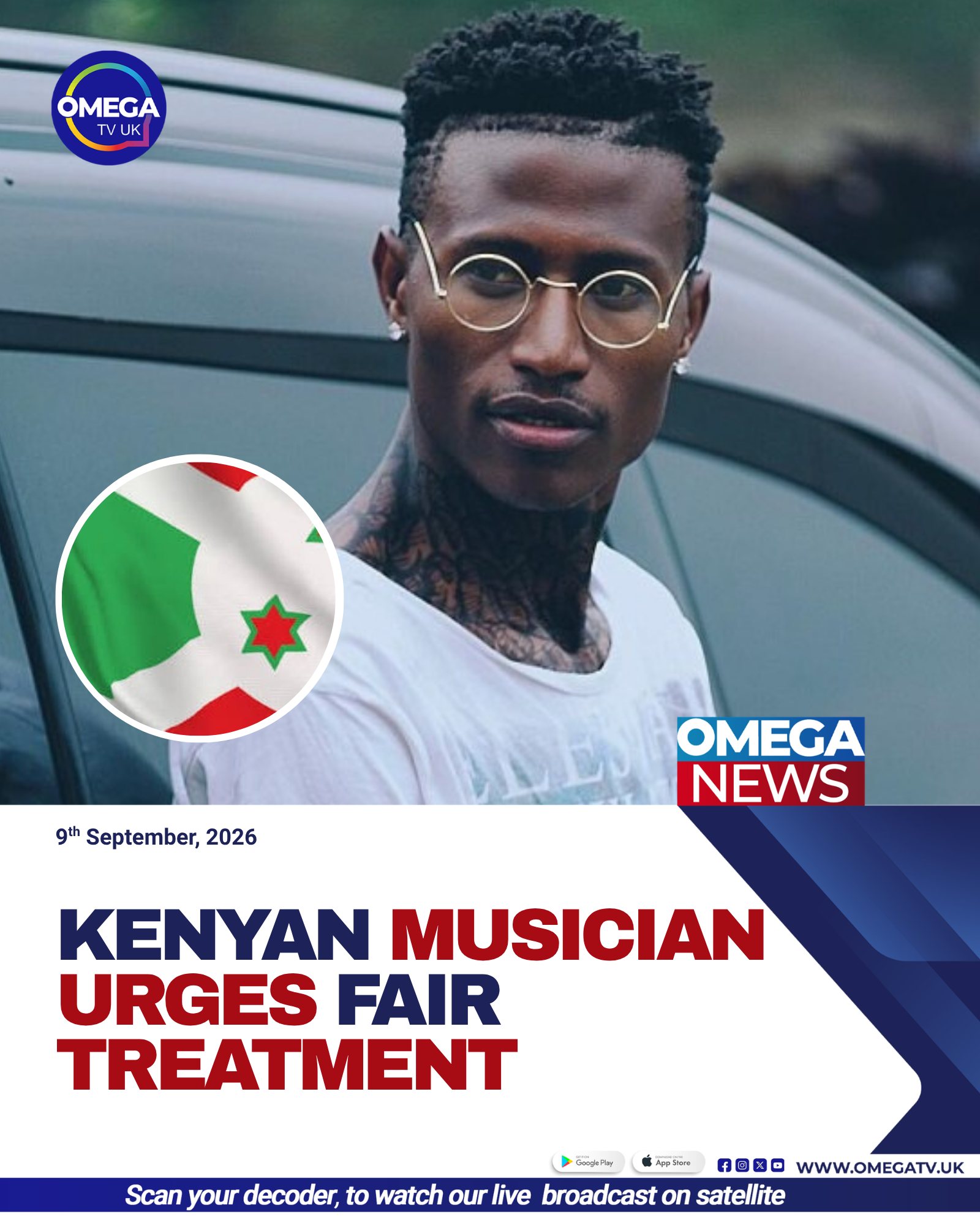 Octopizzo Urges Fair Treatment For Burundians