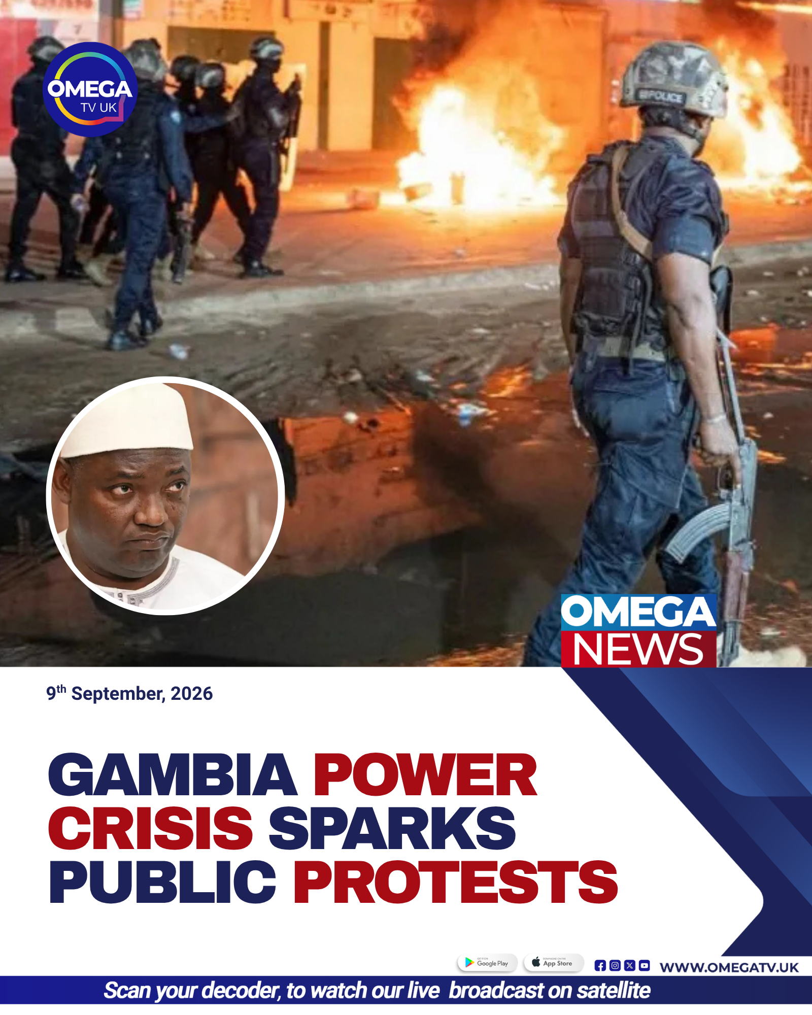 Gambia Power Crisis Sparks Public Protests