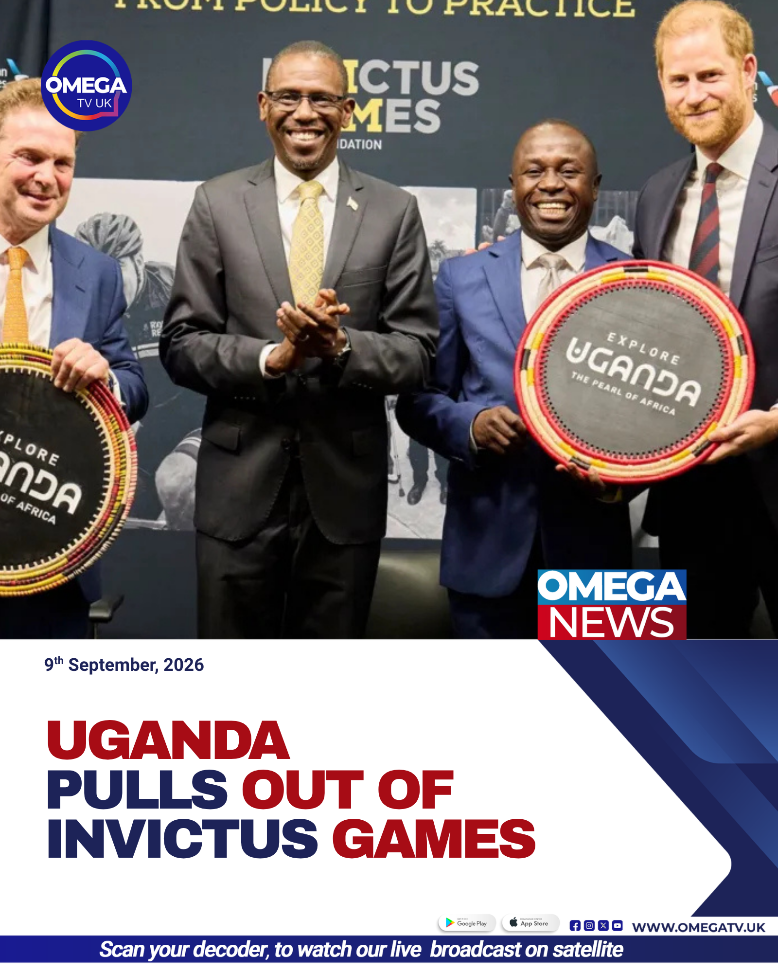 Uganda Pulls Out Of Invictus Games