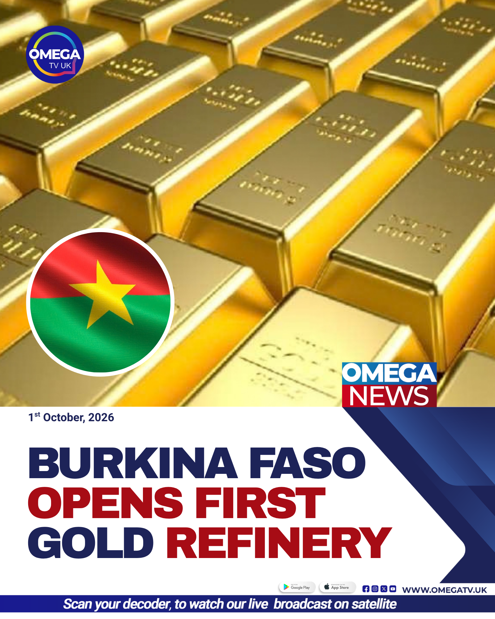 Burkina Faso opens first gold refinery