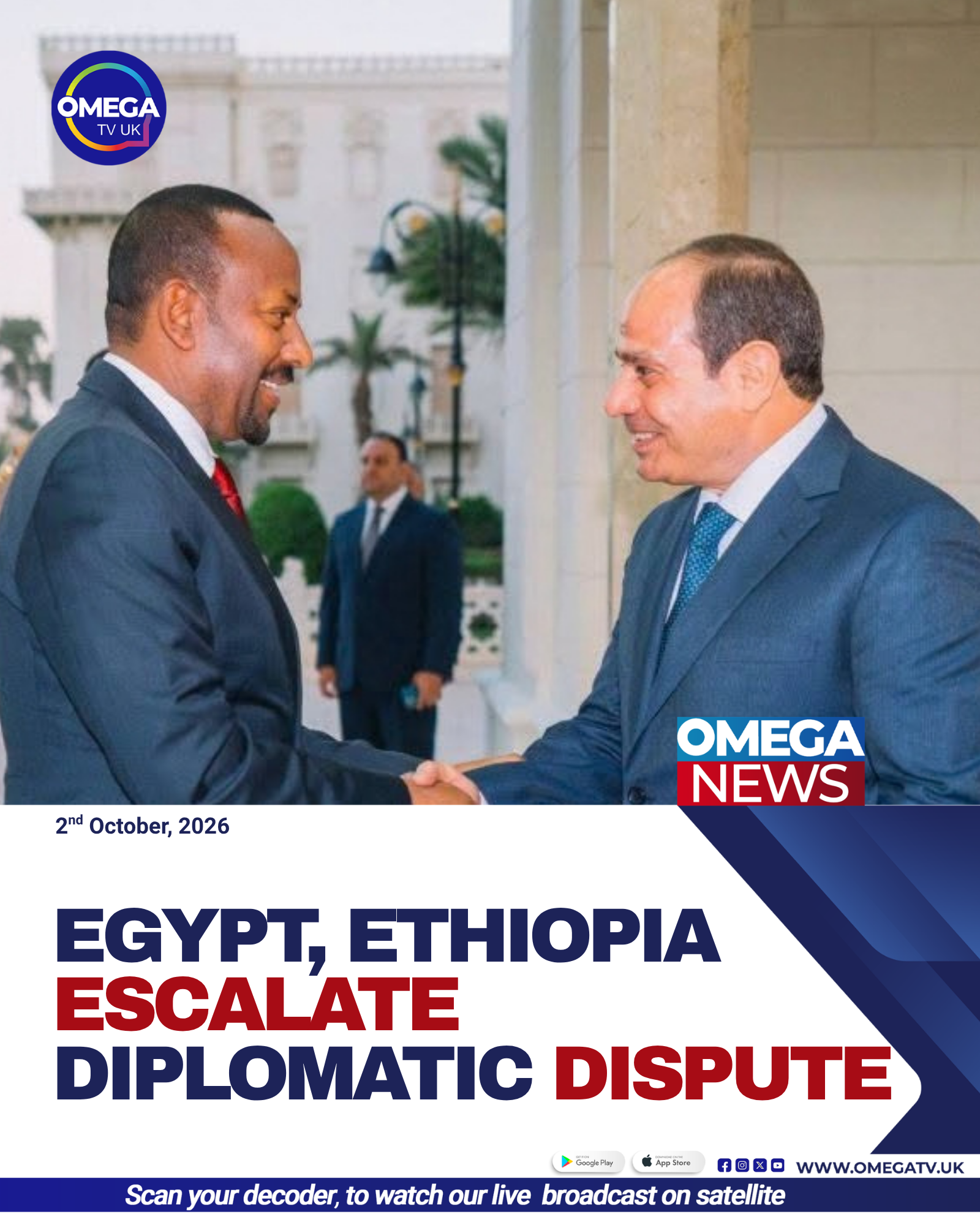Egypt, Ethiopia Escalate Diplomatic Dispute