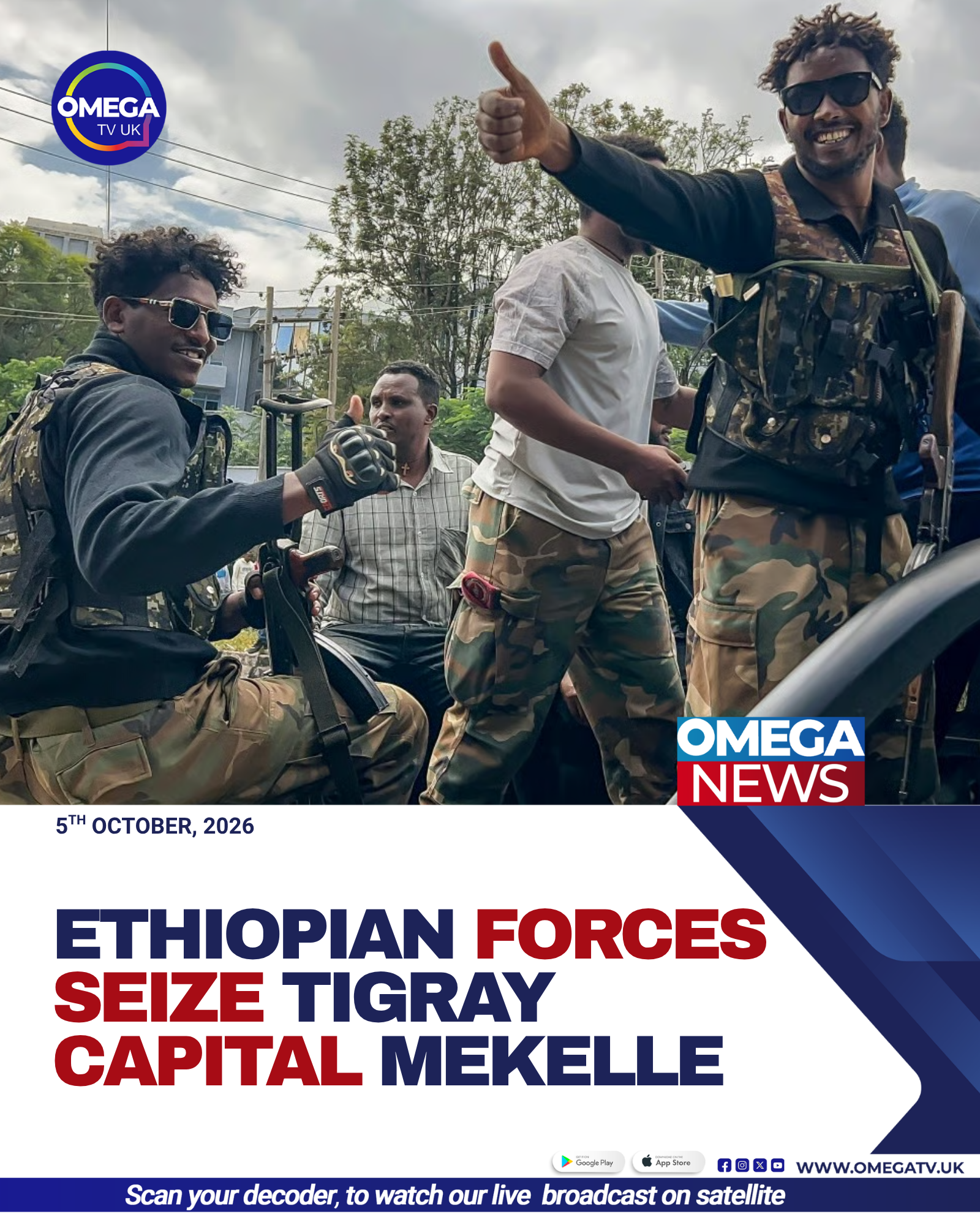 Ethiopian Forces Take Control of Tigray Capital Mekelle